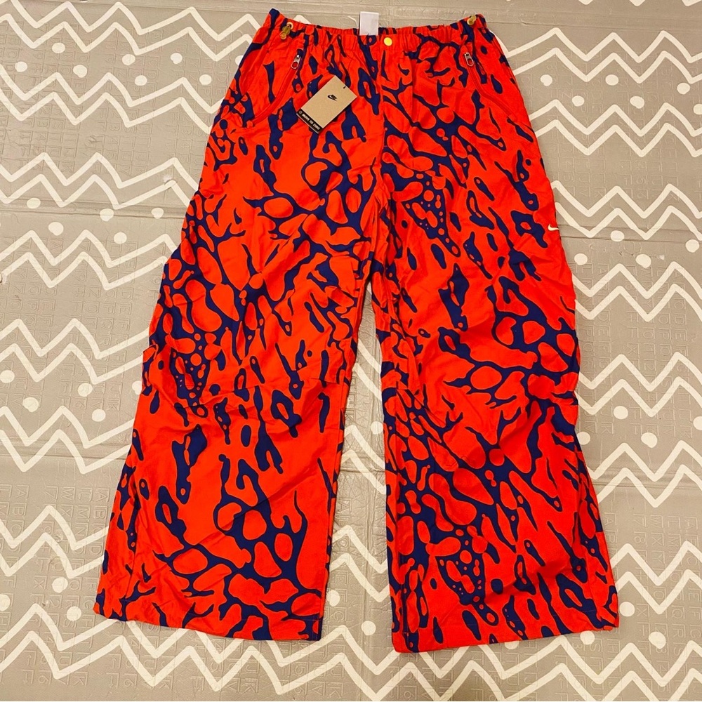 Nike vintage retro animal print graphic y2k loose fit wide baggy pants - Picture 10 of 16